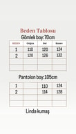 Perinaz Şallı Tokalı Pantolonlu Takım-GS5220 Yağ Yeşili