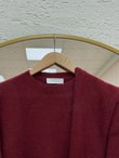Peyker Bisiklet Yaka Atkılı Kazak-KR6023 Bordo