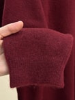 Peyker Bisiklet Yaka Atkılı Kazak-KR6023 Bordo
