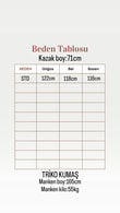Peyker Bisiklet Yaka Atkılı Kazak-KR6023 Kahve