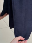 Refia Fitiili Bronşlu Uzun Kimono-GS580 Lacivert