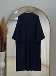 Refia Fitiili Bronşlu Uzun Kimono-GS580 Lacivert