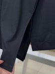 Rukiye Dikiş Detaylı Yırtmaçlı Sweatshirt-EU2755 Siyah
