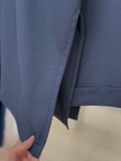 Rukiye Dikiş Detaylı Yırtmaçlı Sweatshirt-EU2755 Antrasit