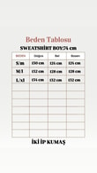 Rukiye Dikiş Detaylı Yırtmaçlı Sweatshirt-EU2755 Lacivert