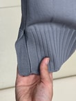 Sabifeza Güneş Taşlı Soğuk İp Hırka-SY3362 Gri
