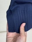 Sabifeza Güneş Taşlı Soğuk İp Hırka-SY3362 Lacivert