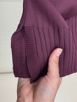 Sabifeza Güneş Taşlı Soğuk İp Hırka-SY3362 Mürdüm