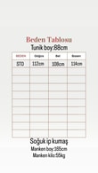 Sabiyar Bisiklet Yaka Kolu ve Altı Çizgili Tunik-SY3374 Siyah
