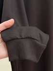 Sabizer Yanı Fermuarlı Pantolonlu Takım-NA3482 Kahve