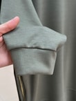 Sabizer Yanı Fermuarlı Pantolonlu Takım-NA3482 Haki
