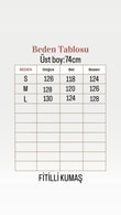 Şafak Fitilli Önü Dikişli Tunik-MF1834 Haki