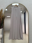 Şahsima İkili Abaya Takım-GS4687 Taş