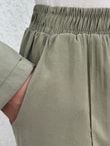 Seda Gizli Cepli Gold Düğmeli Ceketli Pantolonlu Takım-GS527 Mint