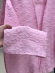 Şelale Püsküllü Bağlamalı Kimono-Zİ3141 Pembe