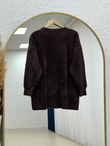 Sernaz Yumoş Tunik-KR6014 Kahve