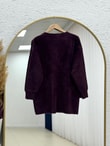Sernaz Yumoş Tunik-KR6014 Mürdüm
