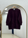 Sernaz Yumoş Tunik-KR6014 Mürdüm
