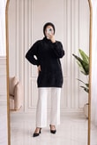 Sernaz Yumoş Tunik-KR6014 Siyah