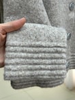 Seval Kol Ucu Ve Altı Çizgili Yakalı Triko Hırka-KR6004 Taş