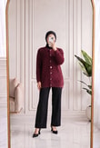 Şevkinaz Sakallı Yumoş Hırka-KR5039 Bordo