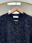 Şevkinaz Sakallı Yumoş Hırka-KR5039 Siyah
