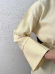 Şimal Kemerli Oversize Geniş Kol Gömlek-Çİ513.5 Sarı