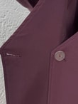 Şimşek Yandan Bağlamalı Gold Düğmeli Pantolonlu Takım-GS2418 Mürdüm