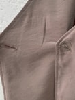 Şimşek Yandan Bağlamalı Gold Düğmeli Pantolonlu Takım-GS2418 Vizon