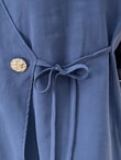 Şimşek Yandan Bağlamalı Gold Düğmeli Pantolonlu Takım-GS2418 İndigo