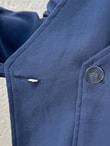 Şimşek Yandan Bağlamalı Gold Düğmeli Pantolonlu Takım-GS2418 İndigo