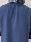 Şimşek Yandan Bağlamalı Gold Düğmeli Pantolonlu Takım-GS2418 İndigo