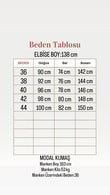 Tamora Göğüs Fırfırlı Dalga Model Elbise-PA9883 Mavi