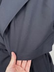 Tansu Kapaklı Alllerli Kısa Trenç-Çİ481 Siyah