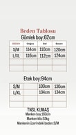 Tomurcuk Nervürlü Biyeli Etekli Takım-ZN7831 Siyah