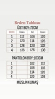 Toprak Tek Düğmeli Beli Büzgülü Pantolonlu Takım-ZŞ7079 Siyah