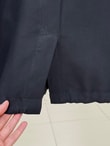 Tubaşah Çift Cepli Düğmeli Altı Sıkmalı Kap-NA913 Siyah