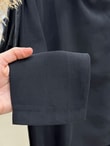 Tünay Çapraz Fermuarlı Etekli Takım-GS3881 Siyah