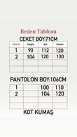 Ünzile Kemeri Gold Tokalı Pantolonlu Kot Takım-ML2115 Kot Rengi