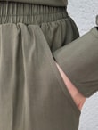 Yamaç Tek Cepli Oversize Pantolonlu Takım-Zİ2232 Haki