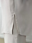 Yamaç Tek Cepli Oversize Pantolonlu Takım-Zİ2232 Taş