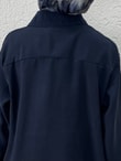 Yamaç Tek Cepli Oversize Pantolonlu Takım-Zİ2232 Lacivert