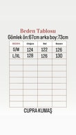 Yaşam V Yaka Boydan Düğmeli Cupra Gömlek-NL361.2 Açık Kahve