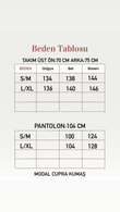 Yazel Önü Düğmeli Nervürlü Modal Cupra Takım-NL632 Mint