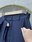 Yazgı Tek Düğmeli Yelekli Pantolonlu Takım-HK0053 Lacivert