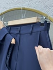 Yazgı Tek Düğmeli Yelekli Pantolonlu Takım-HK0053 Lacivert