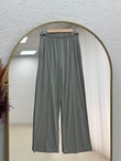 Yonca Yanları Yırtmaçlı Çımalı Pantolonlu Takım-NL764 Mint