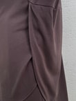 Yonca Yanları Yırtmaçlı Çımalı Pantolonlu Takım-NL764 Kahve