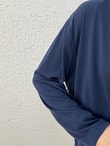 Yonca Yanları Yırtmaçlı Çımalı Pantolonlu Takım-NL764 Lacivert