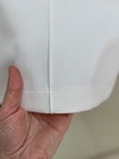 Zayna Bol Paça Çımalı Skuba Dalgıç Pantolon-MT3555 Beyaz